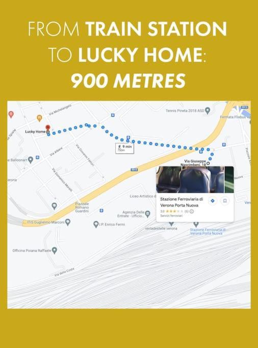 Lucky Home Near Train Station And City Center Βερόνα Εξωτερικό φωτογραφία